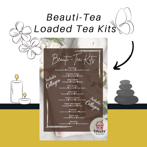 Beauti-Tea Kit – 10 Collagen-Infused Energy Blends for Skin Glow