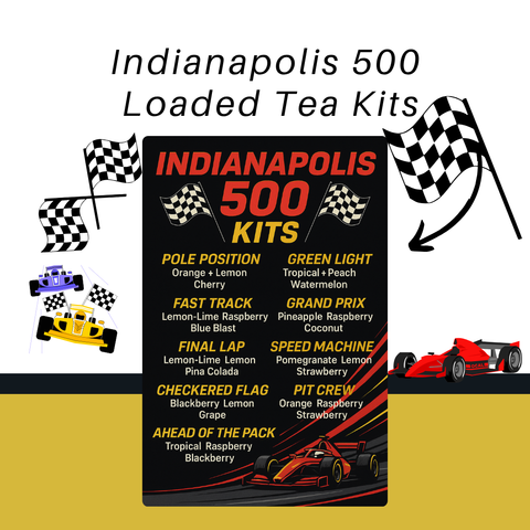 Indianapolis 500 Loaded Tea Kit – 9 Energy Drink Blends | Race Day Tea Kits