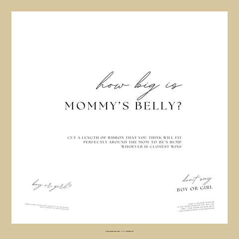 Baby Shower Game Signs | 5x7 Printable | 10 Fun Baby Shower Activities | Digital Download PDF