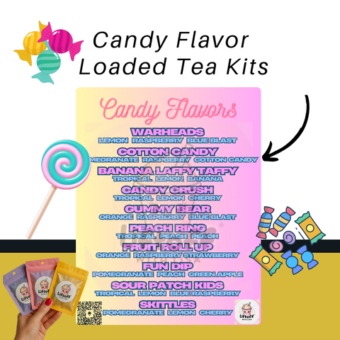 Candy Flavors Tea Kit – 10 Loaded Teas Inspired by Your Favorite Sweets