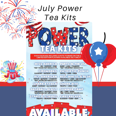 Power Tea Kits – Limited Edition July Box (12 Kits)