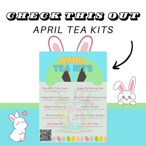 April Loaded Tea Kits | Spring Energy Teas | Fun Flavors, Easy to Mix, Energizing Drinks